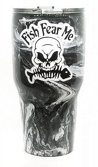 30 oz Fish Fear Me Tumbler