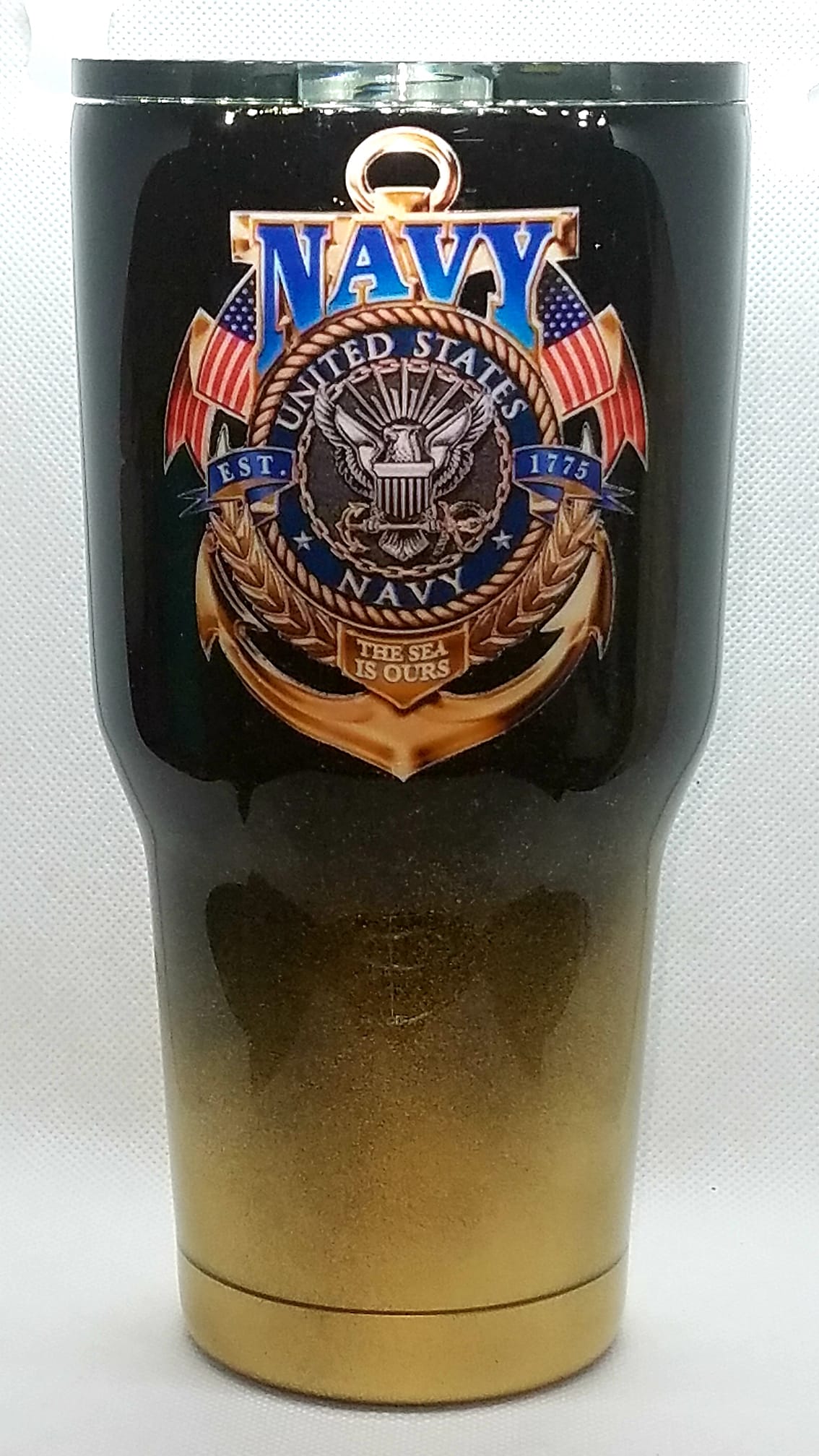 30 oz Navy Logo Tumbler