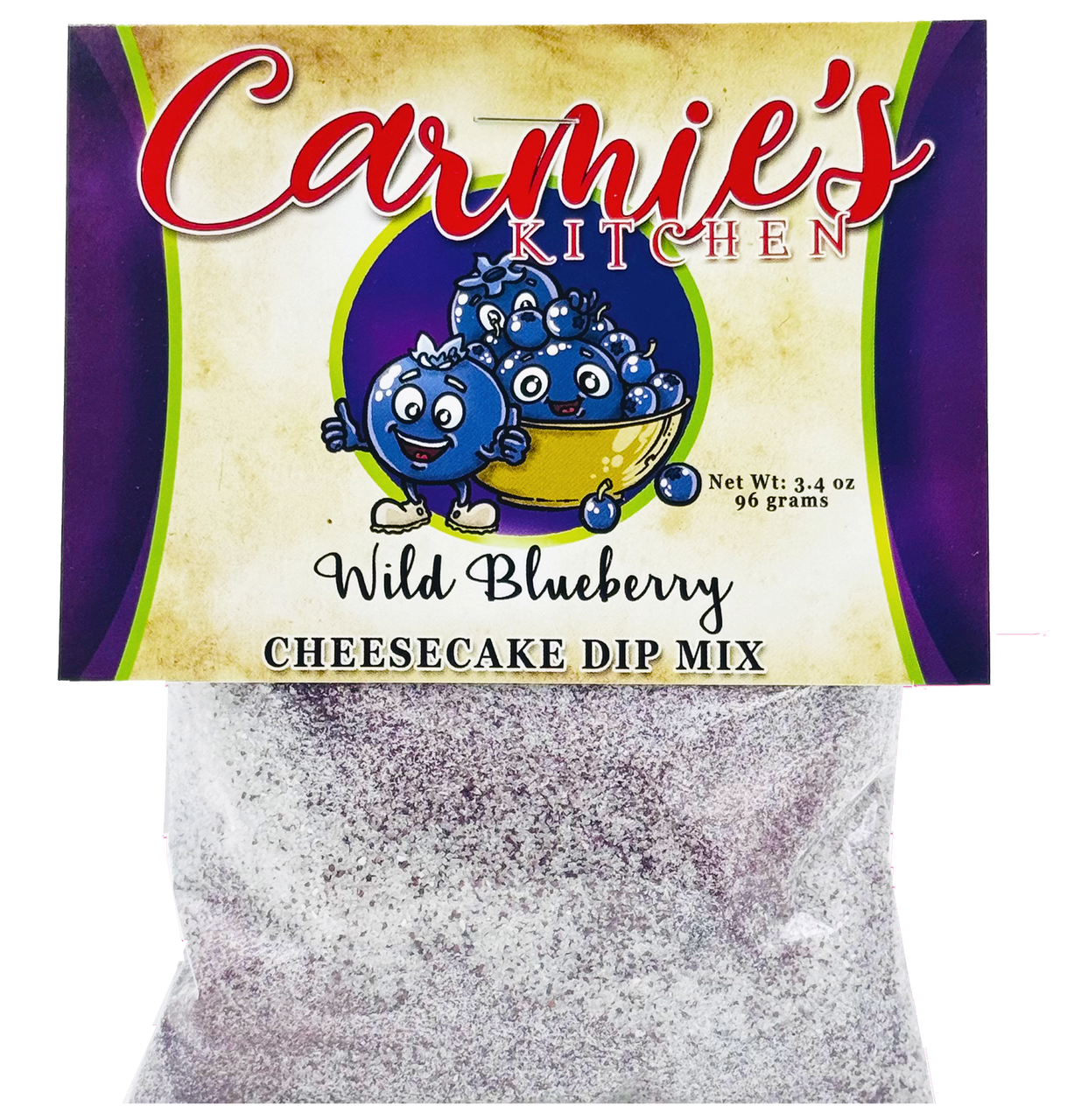 Wild Blueberry Cheesecake Dip Mix