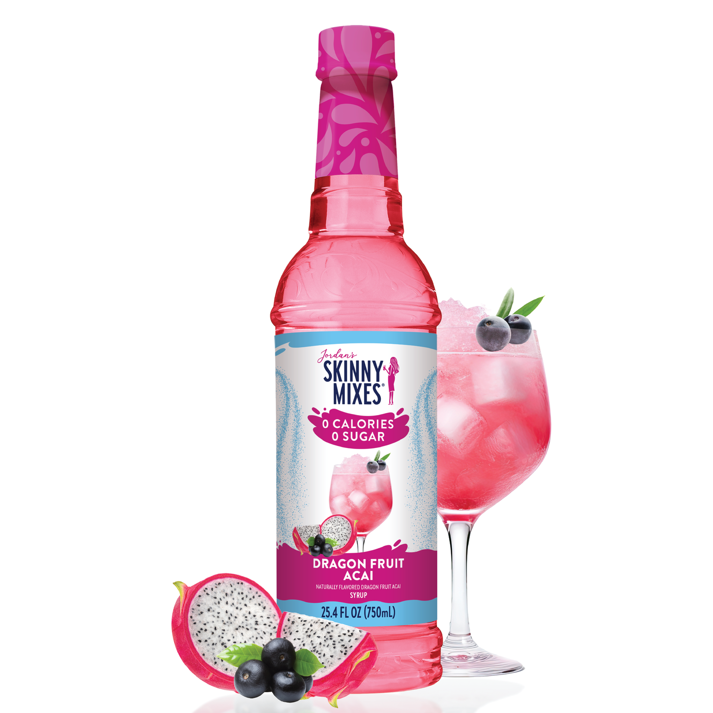 Sugar Free Dragonfruit Acai Flavor Infusion Syrup